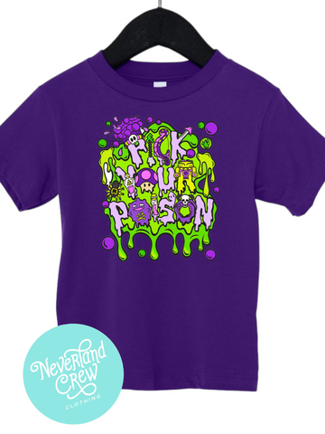 PICK YOUR POISON PURPLE TEE