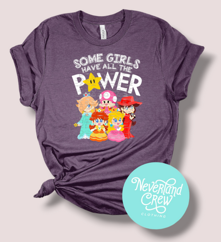 POWER UP PURPLE TEE