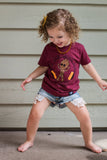 SHAKE IT MAROON TEE