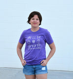 BE FRIENDS PURPLE TEE