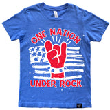 ROCK NATION BLUE TEE