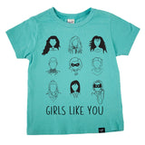 GIRLS LIKE YOU TEAL TEE