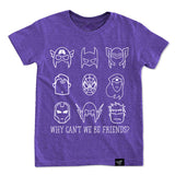 BE FRIENDS PURPLE TEE