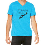 NEVERLAND AND BEYOND BLUE TEE