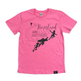 NEVERLAND AND BEYOND PINK TEE