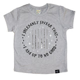 SOLEMNLY SWEAR GRAY TEE