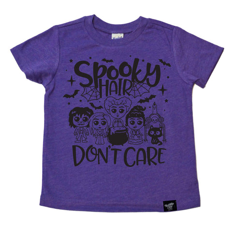 SPOOKY HAIR PURPLE TEE