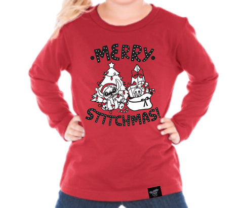 STITCHMAS LONG SLEEVES RED